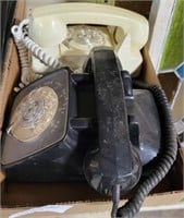 2 VTG. ROTARY PHONES