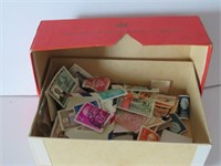 ASSORTED OLD STAMPS IN BOX
