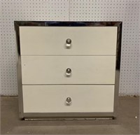 Thomasville White MCM Nightstand or Bedside Table
