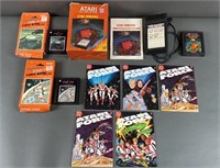 Vtg Atari 2600 Video Games In Box+ w/ Atari Force