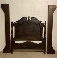 Beautiful Victorian Rosewood Bed