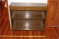 Mid Century Bookcase with Glass Doors