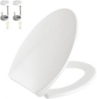 AOLALA Elongated Toilet Seat Cover Quiet Soft