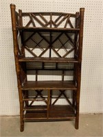 Antique Bamboo Etagere Excellent Sturdy Condition