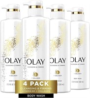 Pack of 4, Olay Body Wash with Collagen and