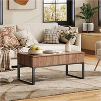 Wlive Lift Top Coffee Table With Hidden Storage