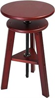 Meeden Wooden Drafting Stool With Adjustable Heigh