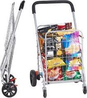 Vevor Folding Shopping Cart, 110 Lbs Static Load