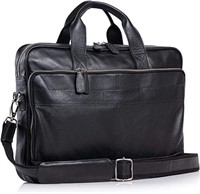 Komalc 16 Inch Leather Briefcases Laptop Messenger