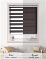 $120 FOIRESOFT Zebra Horizontal Blind [Cordless