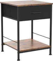 $75 WLIVE Nightstand, End Table with Fabric