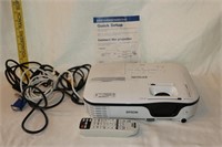 Epson Projector with Remote