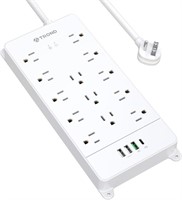 NEW! TROND Surge Protector Power Bar with 32W USB