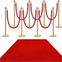 NEW! 8 Set Red Carpet Party Decorations 23.6 Inch