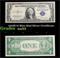 1935E $1 Blue Seal Silver Certificate Grades Selec