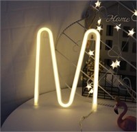 LED Letter Neon Lights Warm White Neon