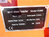 2024 TRIA TA360 Skid Steer Loader