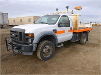 2008 Ford F450 Flatbed Truck