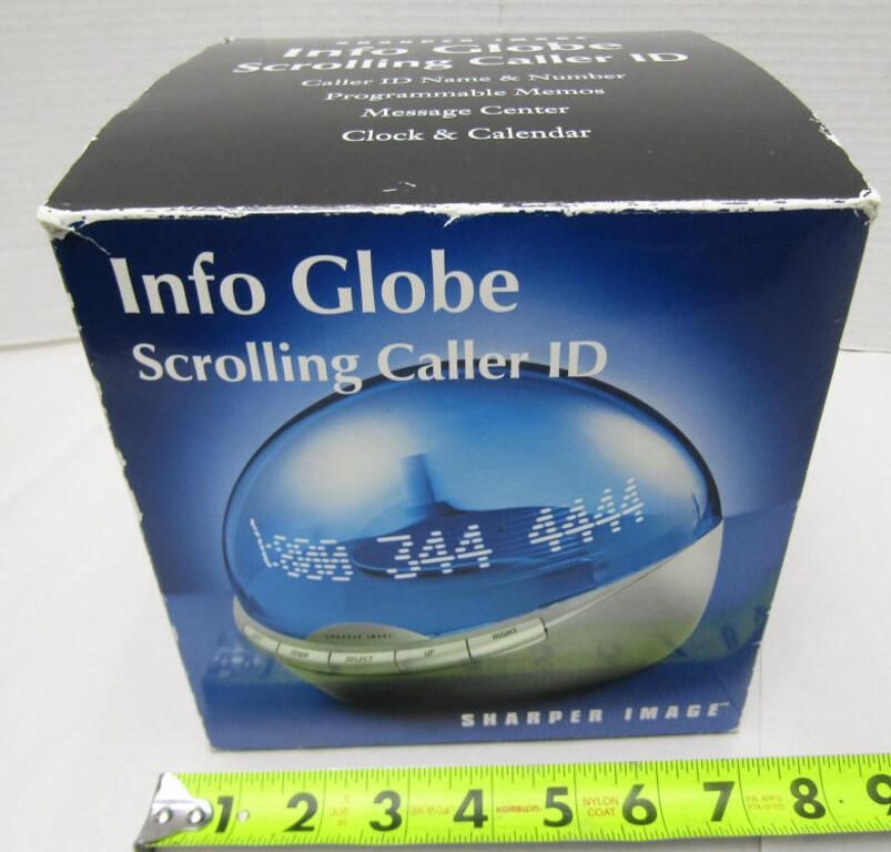 Info Globe Scrolling Caller ID