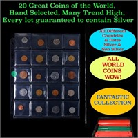 20 Great Coins of the World, hand selected, many t