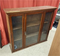 Wooden China Cabinet - measures 51"x13"x44.5"