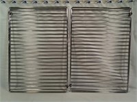 Lot of 2 - Stainless Steel Grill Grate, 26"x18"