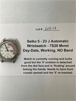 Seiko 23J Self-Winding Watch, Runs