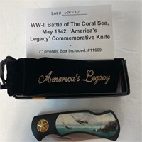 WW-II Battle of Coral Sea Commemorative Knife