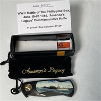 WW-II Battle of the Philippine Sea Comm. Knife