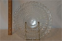 American Fostoria Cake Plate