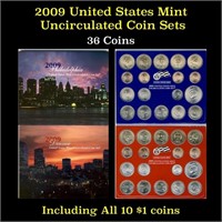2009 United States Mint Set 36 coins