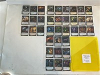 War Craft 36 Trading Cards Sleeved