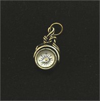 Victorian Compass Watch Fob