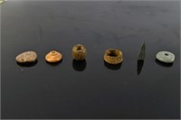 Collection of Six Ancient Roman Artifacts