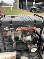 Briggs & Stratton generator 5250 running watts