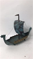 AntiqueHandmade Brass&CopperViking Long Ship UJC
