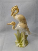 1951 California Pottery Double Heron Egret Bird