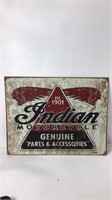 Vintage Tin Sign Indian Motorcycles  U15E