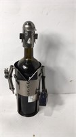 Metal "Carpenter" Wine Bottle Holder U16J