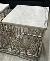 Marble top Chrome Design Riverside Furniture Co.