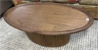 MCM  Wood Oval Coffee Table