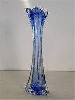 Blown Glass Vase 13.5in Tall