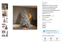 E8145  Snow Flocked Christmas Tree