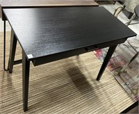 Black Desk with One Drawer