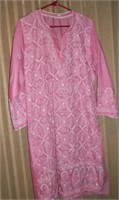 Embroidered Pink Ethnic Dress
