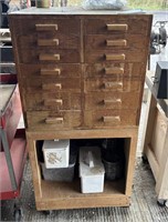 Wooden Cabinet w/Hardware