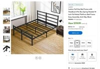 E8151  Lusimo Full Size Bed Frame with Headboard