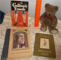 Boyd Bear, 1961 Gullivers Travels, Peter Rabbit+