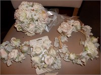 Soft Faux Lillian Rose Bouquet & Candle Rings