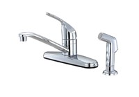 1-Handle Kitchen Faucet with Side Sprayer